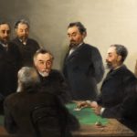 I.K.Aivazovsky among his Friends. 1893