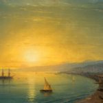 Sunset near the Nice. 1845