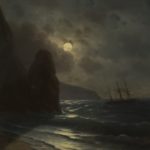 Moonlight Night at the Sea. 1856