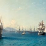 The Black Sea Fleetbefore the Crimean Warin Feodosia. 1890